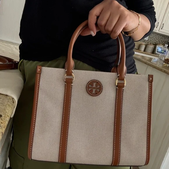 New Tory Burch small canvas tote - Picture 9 of 10